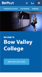 Mobile Screenshot of bowvalleycollege.ca